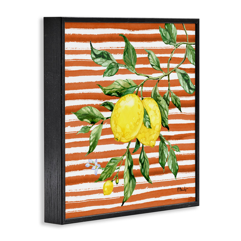 Vigne juteuse sur giclée rouge encadrée, design par Paul Brent, Giclée encadrée noir minuit, H 12 po x l 12 po