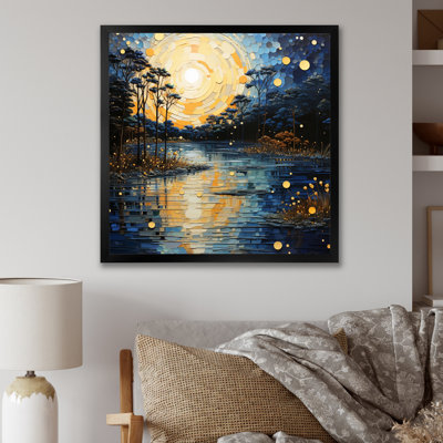 «Blue River Reflections of Serenity III», reproduction sur toile