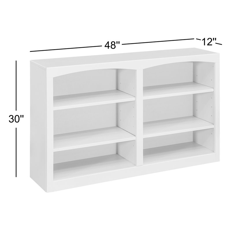 Bibliothèque en bois massif Ostane 30X48, Sand Sand