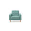 Fauteuil lit contemporain sarcelle pour espaces confortables