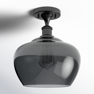 Renee Glass Semi Flush Mount
