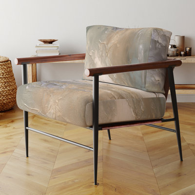 Chaise d'appoint contemporaine rembourrée Serene Sens Sens In Gentle Retro Tones II