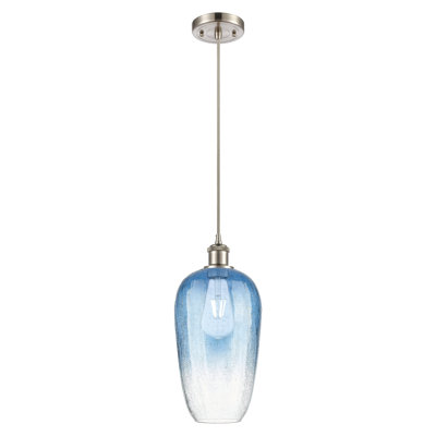 Ballston - Brookhaven Flute - 1 Light 7" Cord Hung Mini Pendant