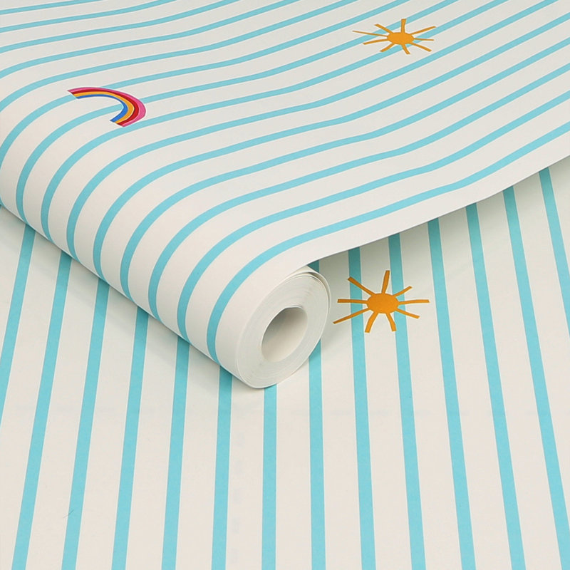 Children's Joules Striped Wallpaper Double Roll