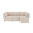 Canapé modulaire rembourré avec repose-pieds 4 pièces Caldwell