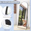 Miroir sur pied pleine longueur 64 po x 21 po avec support-1711709251