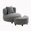 Fauteuil d'appoint avec repose-pieds Joshwa-2111648898