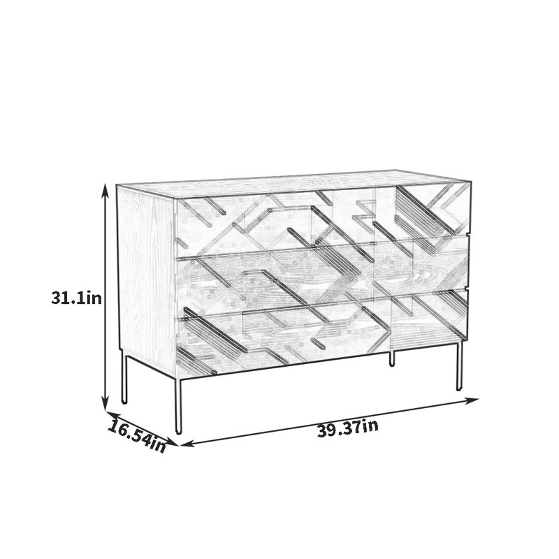 Buffet de luxe léger à usage domestique