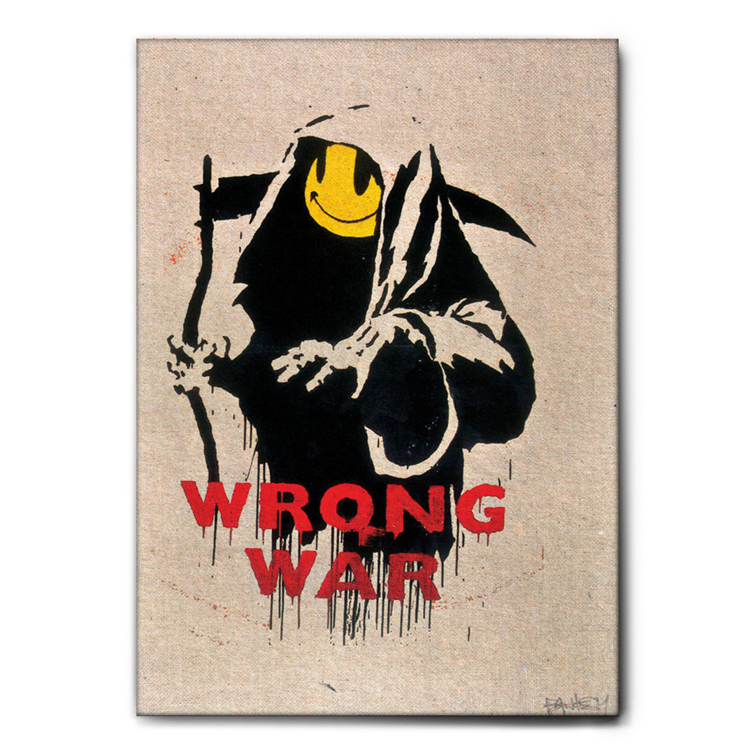 Leinwandbild Wrong War von Banksy