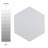Gaudi Hex 9" x 10" Porcelain Patterned Wall & Floor Tile-50783796
