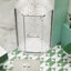 Porte de douche pivotante