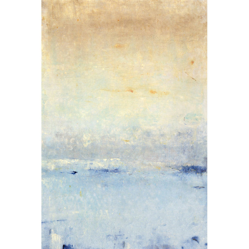 Inlet At Sunrise I by Tim Otoole - Painting, 122cm H x 81cm W, Black Floater Framed