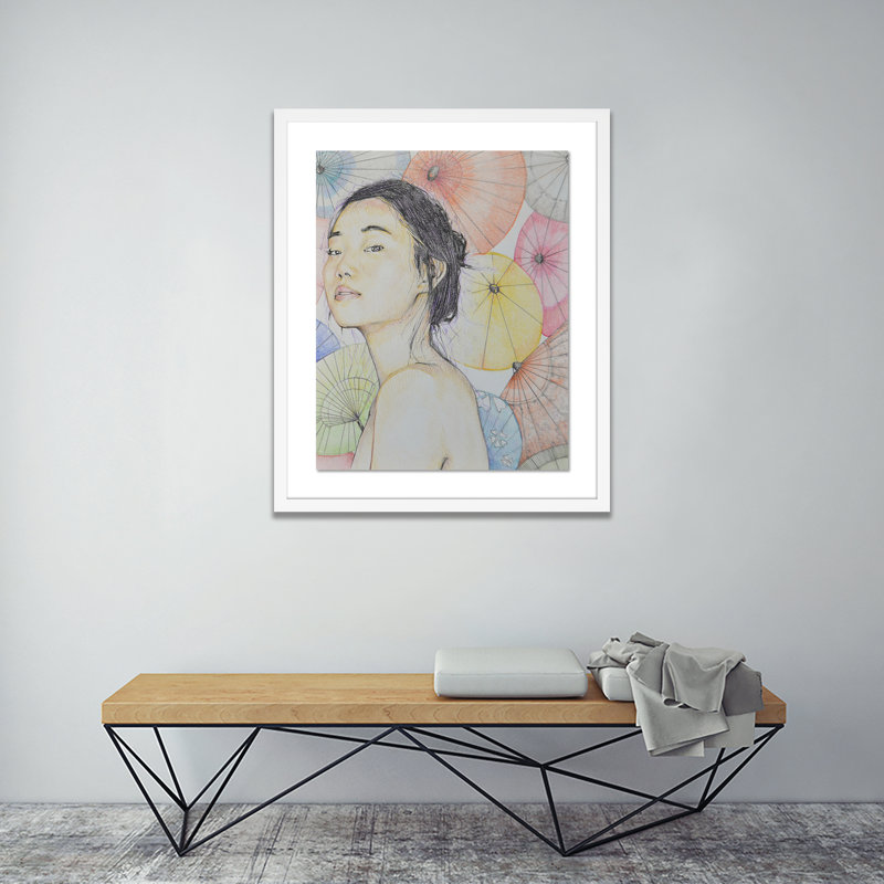 Parason Print by Martin Varennes-Cooke, White