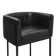 27" H Counter Height Bar Stools Set Of 2, Modern Barrel Counter Stools With Backrest And Arms, Metal Frames, Linen Fabric Upholstered Accent Barstools For Kitchen Island