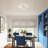Bazilijus Linen Blend Semi Flush Mount-354253634