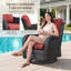 Chaise d'extérieur en osier / rotin avec coussins Lucama-1413351500-1413297485
