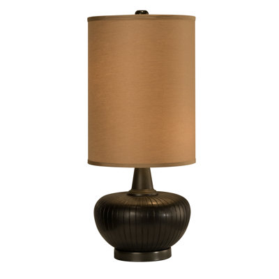 Lampe de table en graphite 27 po