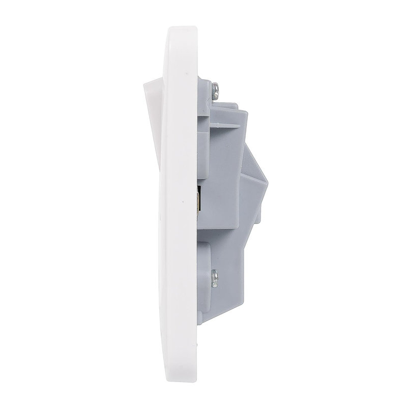 Moulded Single Power Wall Mounted Socket