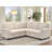 L-Shaped Sectional Sofa Bed with Pull-Out Bed & Storage, 5-Seat Sleeper Couch with USB Charging, Convertible Design for Living Room, Apartment, Corduroy Fabric,-1413803664