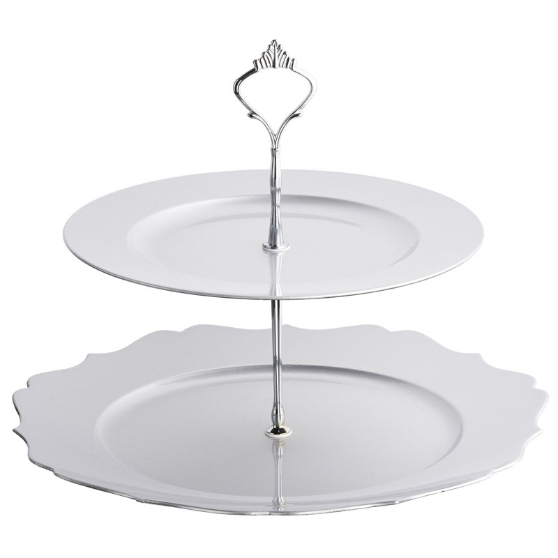 Ceramic Cake Stand, White