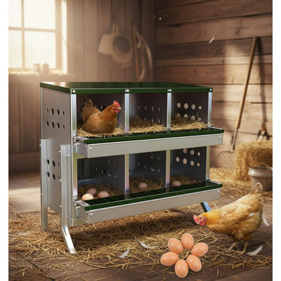 Boîtes gigognes à poulet, avec 6 compartiments