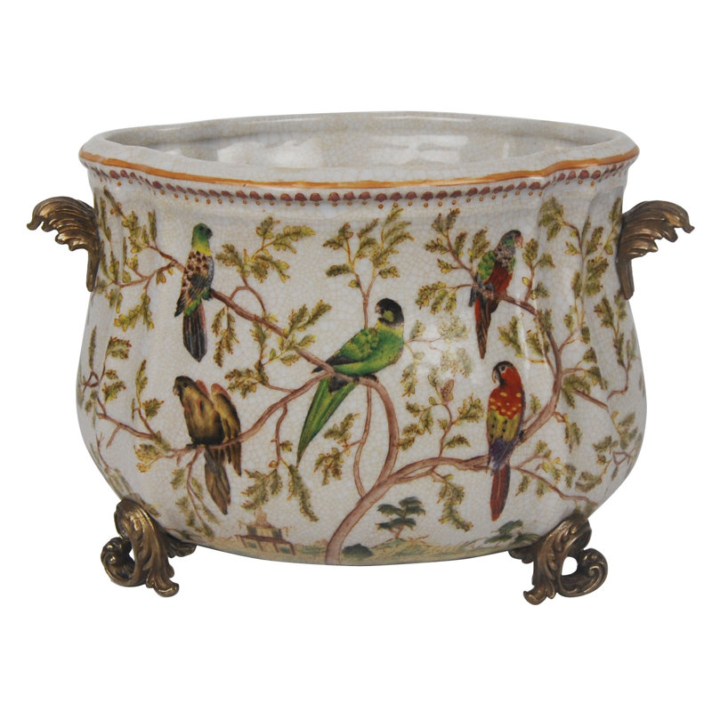 Pot à fleurs en porcelaine Azaiah