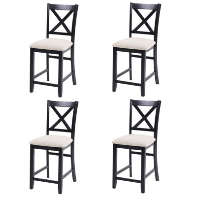 Tabourets de comptoir en bois Mableton