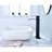 Waterfall Spout Bathroom Sink Single Handle Faucet With Pop-Up Drain (No Overflow)-118543598
