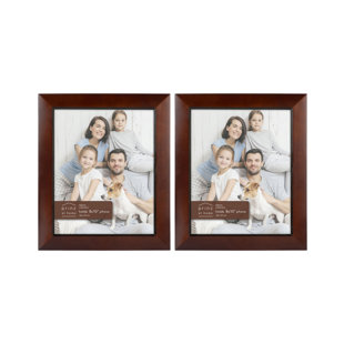  Prinz Dakota Wood Wall or Tabletop Picture Frame - Two Photo Frame Set