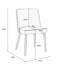 Aamarion 48cm H Polyester Blend Upholstered Upholstered Back Parsons Chair in Grey-1854756978