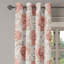 Rideau à œillets roses rouges 50 po x 96 po Red Barrel Studio®-106672476