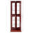 Corner Curio Cabinet With Lights - Mirrored Back Cherry Adjustable Shelves Personality And Interest China Showcasing-825947226-825947231