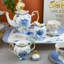 DNGJU 30.7oz. Floral Teapot Set