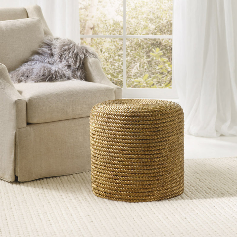 Accent Stool, Gold