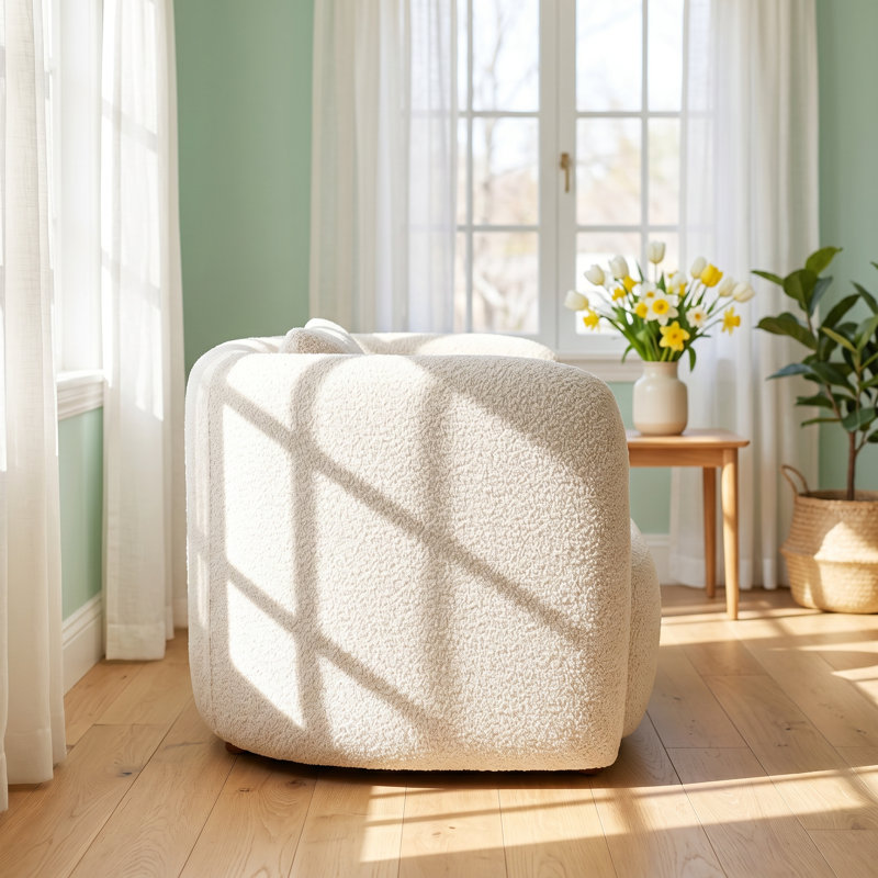 Fauteuil d'appoint C39,37 po x P 34,25 po x H 28,35 po