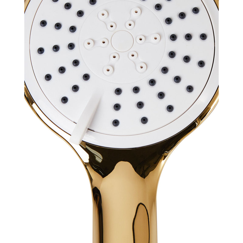 Shower Head and Hose Kit TUMPLE, Gold