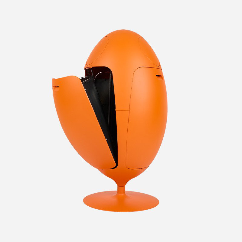 OVETTO GALÀ MATTE, Matt Orange
