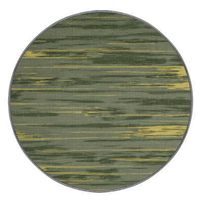 Machine Washable Abstract Brown Area Rug