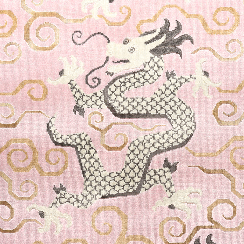Tissu en velours Bixi, Rose quartz