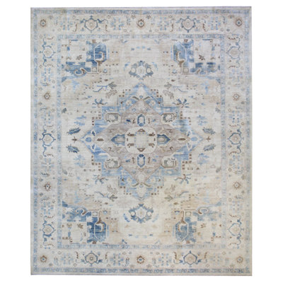 Serapi One-of-a-Kind Rectangle 7'11 x 9'10" New Age Rectangle Wool Area Rug in