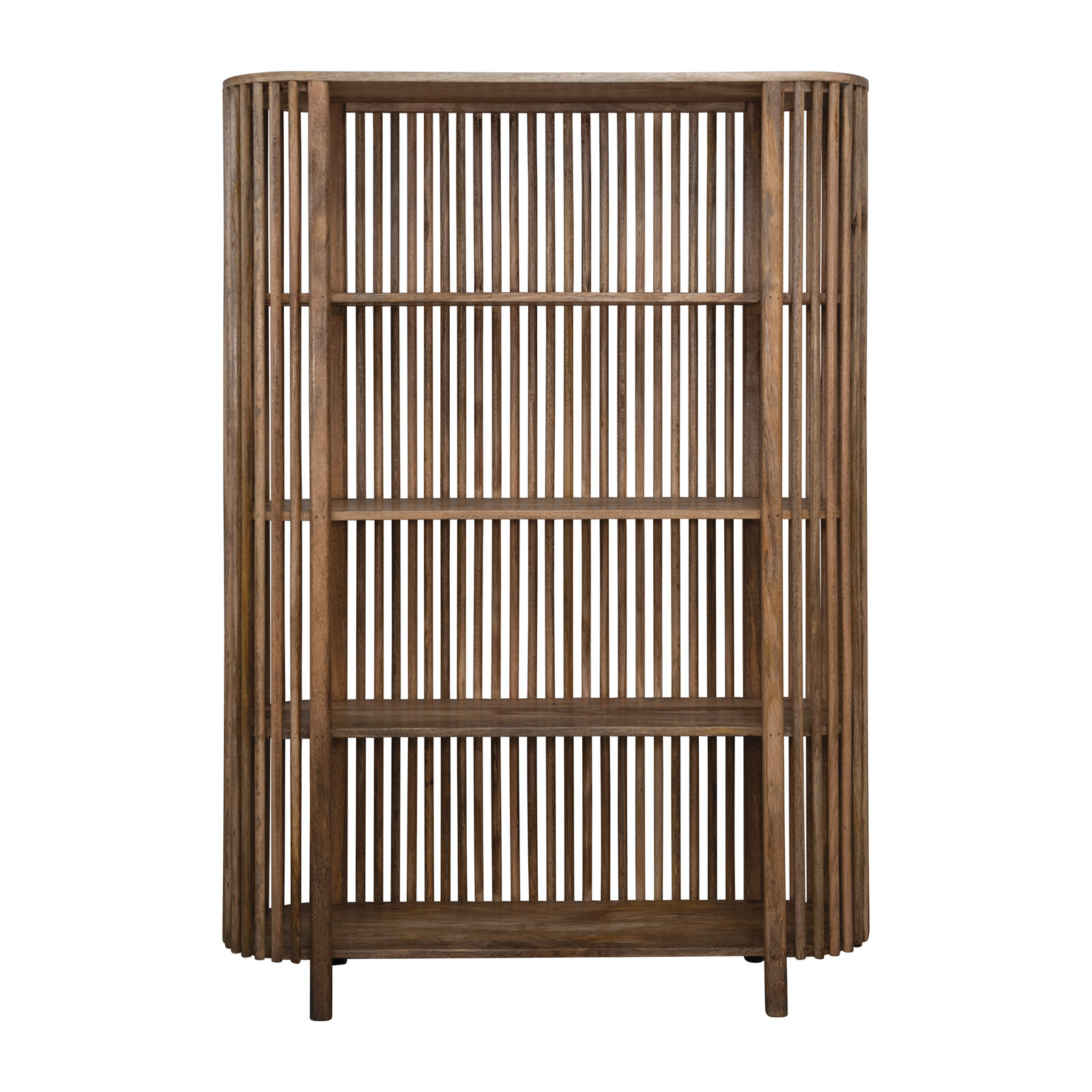 Milo 48" Mango Bookcase, Brown