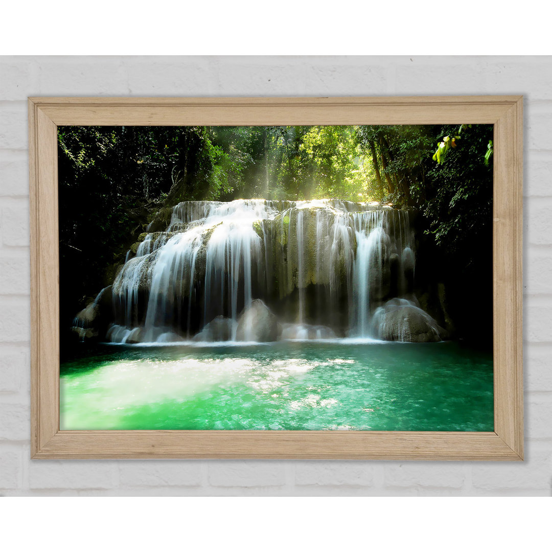 Wasserfall Paradies Klares Wasser - Druck