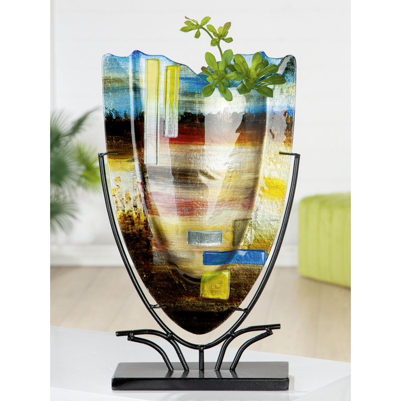 Clemon Handmade Glass Floor Vase
