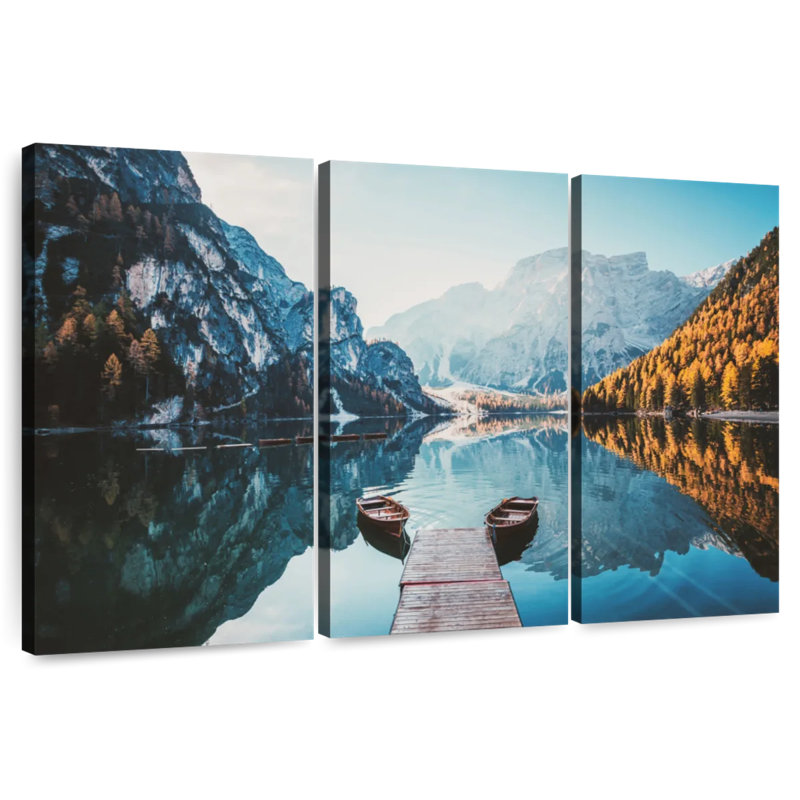 Bateaux Alvord Lake Braies, H 28 po x l 45 po