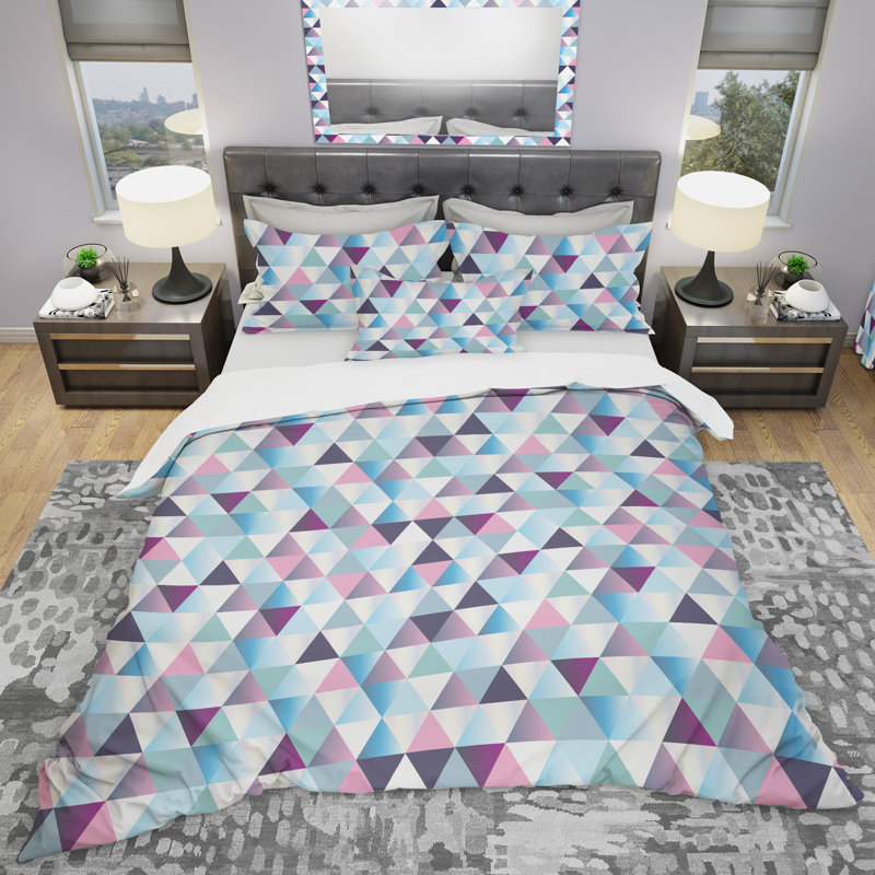 Ensemble de housse de couette moderne, Housse de couette très grand + 2 taies