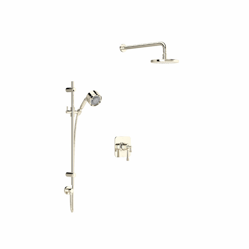 Graceline All-In-One Kit with Rough in-Valve, Polished Nickel