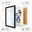 Iris Study Botanical - Framed Print-917982962-917982963