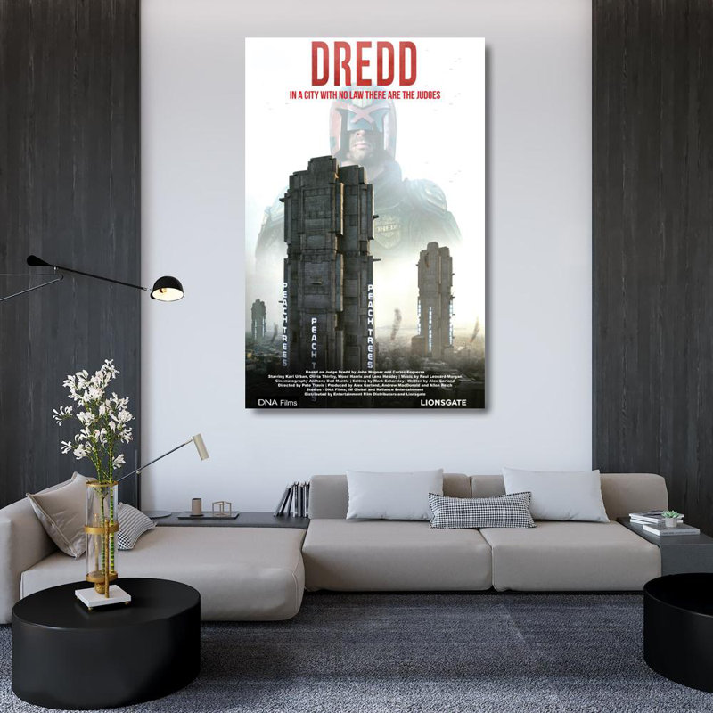 Dredd, 48" H x 31" W