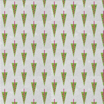 Tapis vert/gris à motifs Oralie