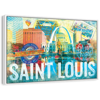 Hannes Saint Louis City Landmarks Grunge